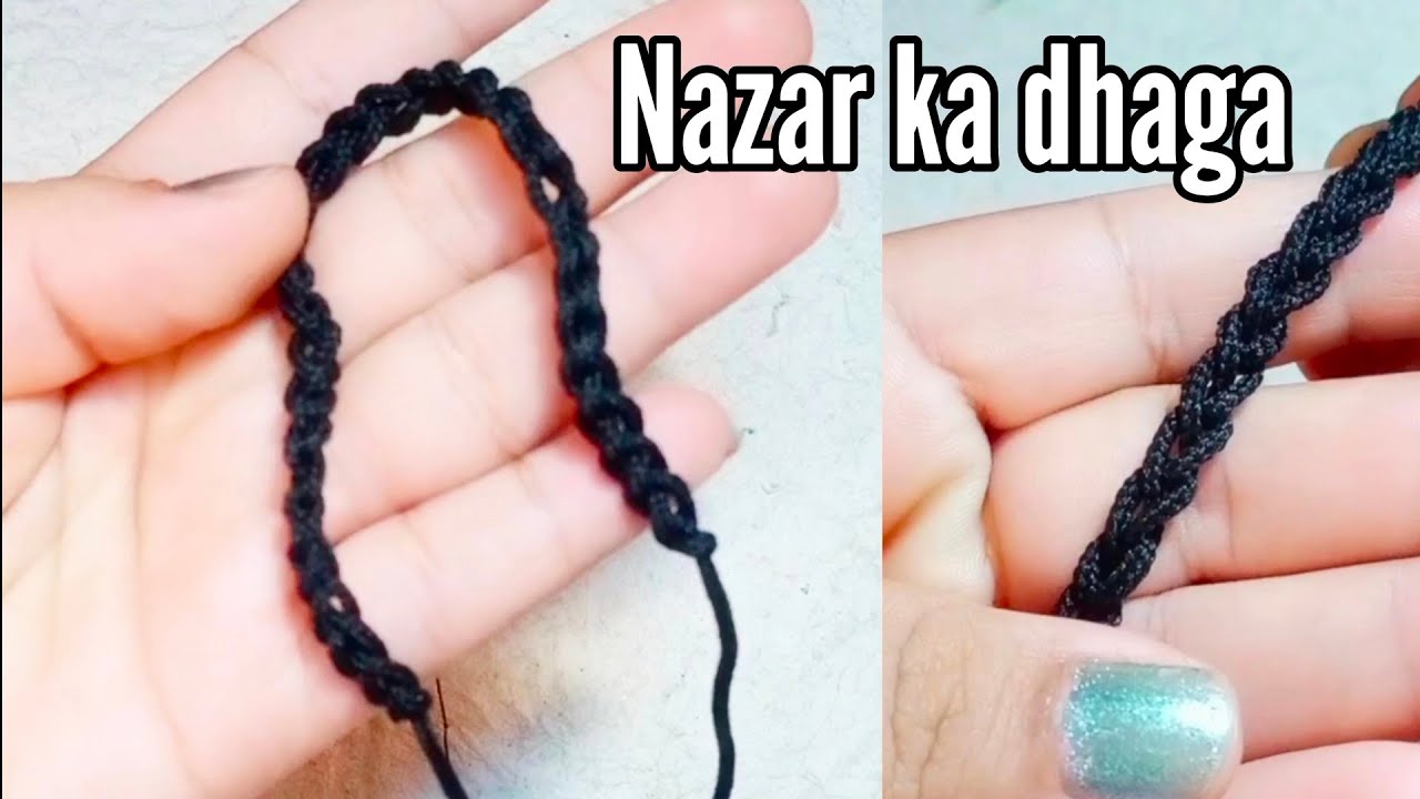 Diy- how to make nazar ka dhaga/Nazariya 