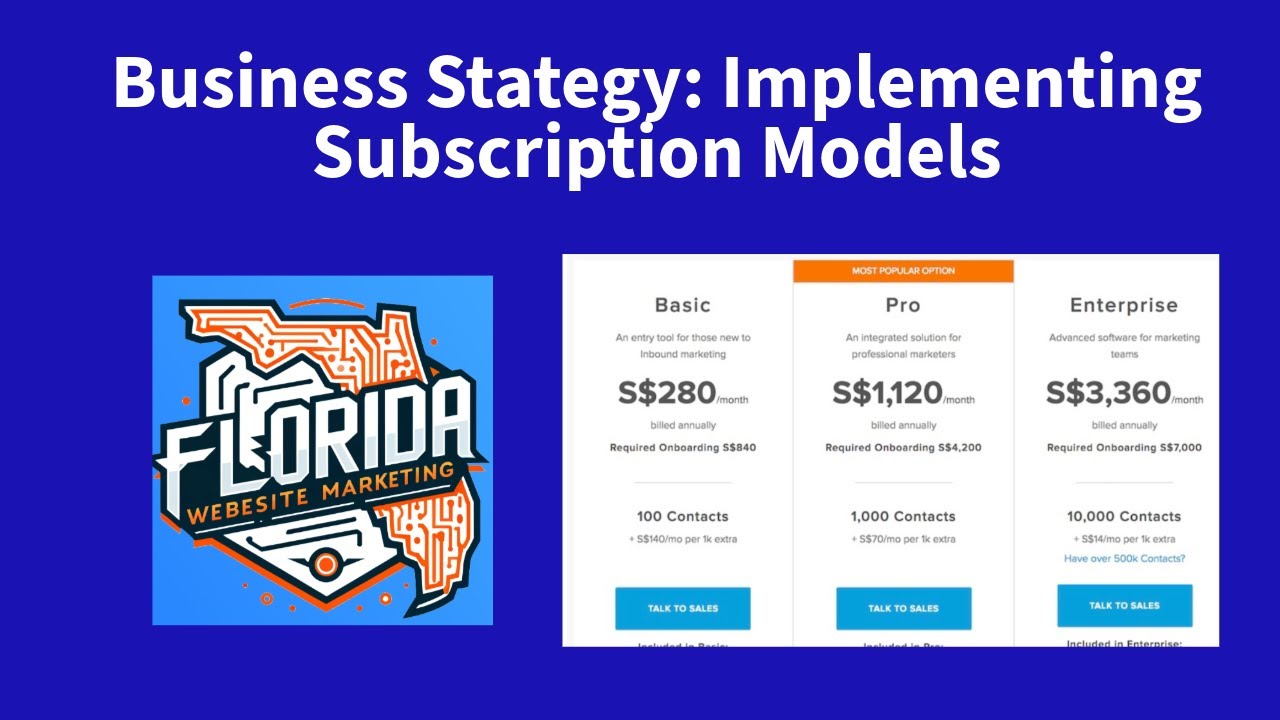 Strategy: Implementing Subscription Business Model Florida Website ...