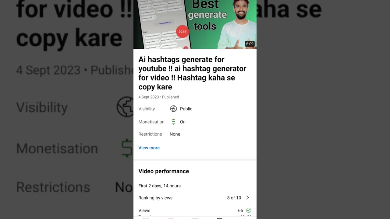 Best Ai Tools #hashtags generator #youtube #youtubeshorts #tech  #shortsviral #shortsaddict - YouTube