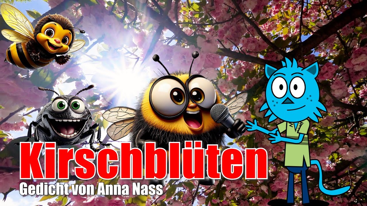 "Kirschblüten" gesungenes Gedicht von Anna Nass 
