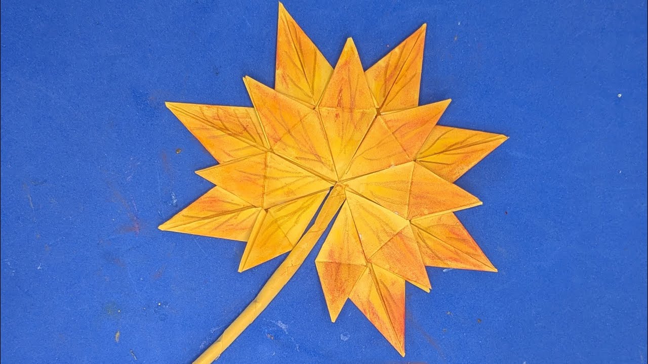 Japanese maple tree leave in orange shade, beauty of Autumn's season | Mishi Arts 