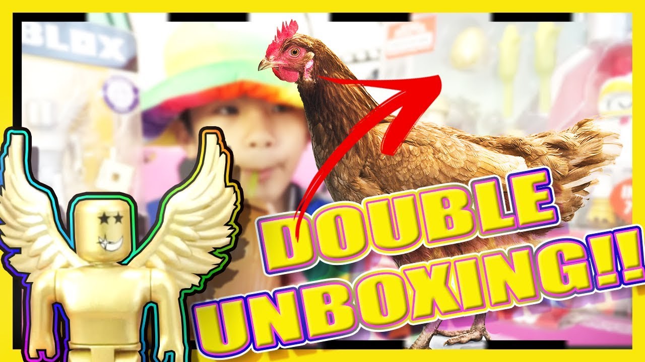 Goldstruck Unboxing New Roblox Toys Chicken Simulator Game Pack - unboxing new roblox toys chicken simulator game pack the golden bloxy award hire ambassador