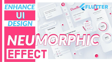 Make Attractive Neumorphic Design UI in Flutter Easily || Enhance UI Design with Flutter packages