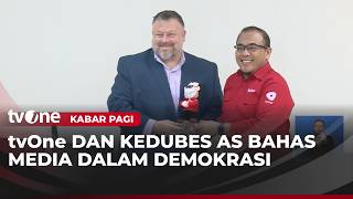 Download lagu Delegasi Kedubes AS Berkunjung ke tvOne Membahas Peran Media dalam Demokrasi | Kabar Pagi
