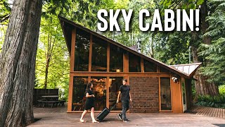 *Newly Renovated* Mid Century Airbnb Cabin! | Sky Cabin Tour!