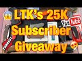 LTK’s 25K Subscriber Giveaway  🤯 !!  Winners announced on August 15th !!! (Closed)