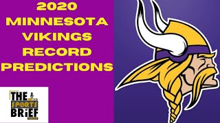 2020 Minnesota Vikings record predictions