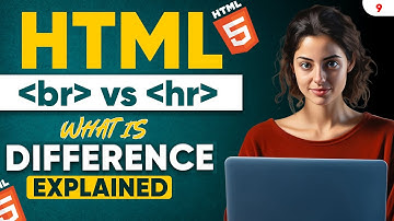 br tag in html | hr tag in html | Line Break vs Horizontal Rule | Difference Between br and hr #html