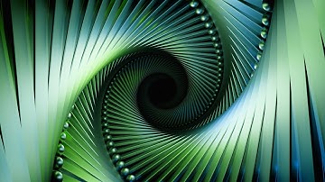 Moving 3d spiral tunnel with lines and balls | 4K Video | No Copyright Motion Background Video