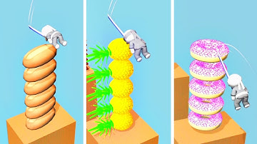 Chop Chop Samurai 🔪⚔️🪓 Very Satisfying And Relaxing ASMR Slicing Game Perfect!