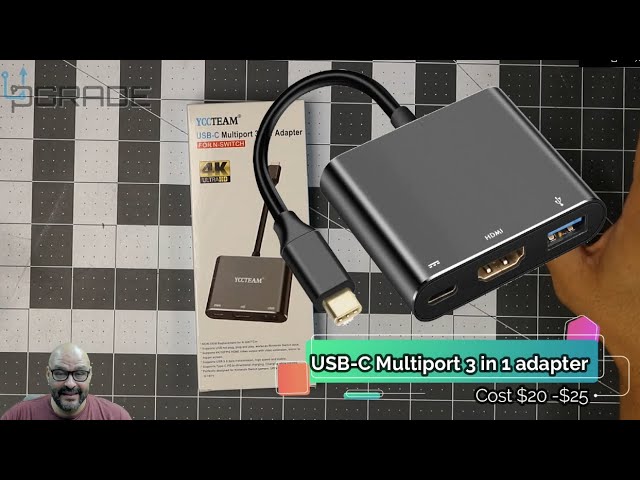 USB C Hub USB-C to HDMI Adapter - Newmight 6 in 1 USB C Docking Station
