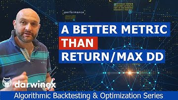 10.1) Using CAGR / Mean Drawdown as a Trading System Performance Metric in Backtests & Optimizations