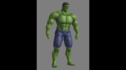 Mudbox Practice The Hulk