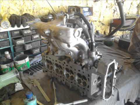 Motor nissan 1.6 lts. 16 V. cambio de junta de cabeza Head ... dodge o2 sensor wiring 