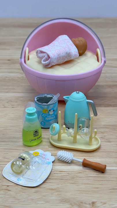 Make & Wash a mini Baby Bottle with me!! 🥹🍼 Miniverse’s new Make It Mini Real Baby 💘