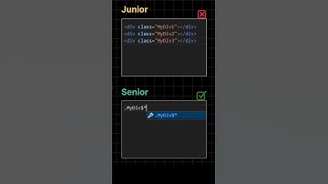 Senior vs junior developer #css #coding
