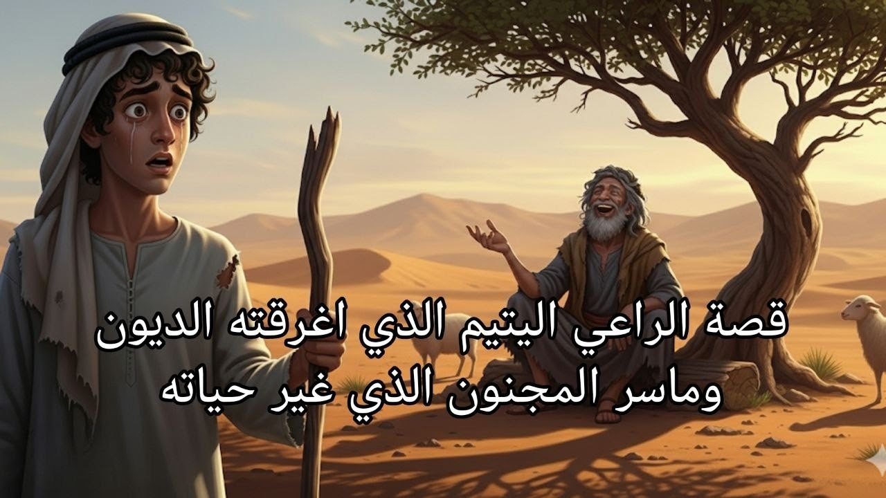 #قصة_الراعي_اليتيم الذي اغرقته الديون... وماسر الرجل المجنون الذي غير حياته #قصص_عربية