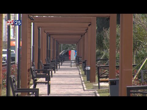 სკვერი ქუჩის გამყოფ ზოლზე