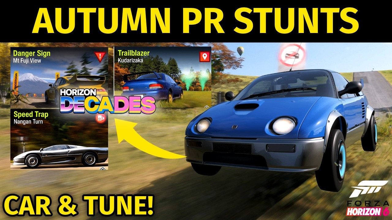 Forza Horizon 6 – Autumn PR Stunts Guide (Best 1990's A&B Class