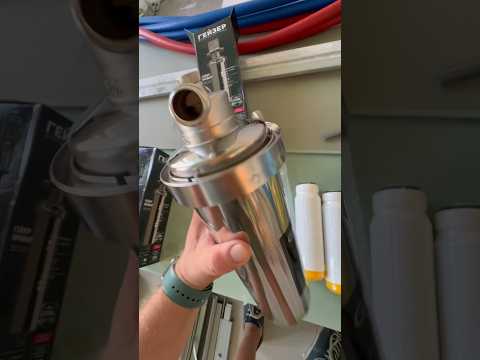Магистральный фильтр для очистки воды 😱😱😱 #ремонтквартир #фильтр #фильтрдляводы #сантехника