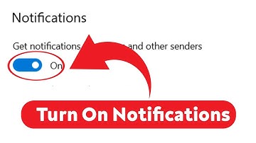 How to Turn On Notifications - Windows 10