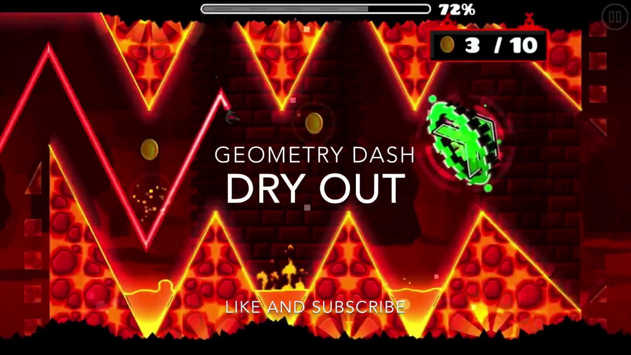 Geometry Dash - Dry Out - All Coins - YouTube
