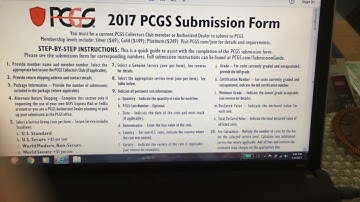 HOW TO SUBMIT YOUR COIN FOR GRADING YOURSELF!