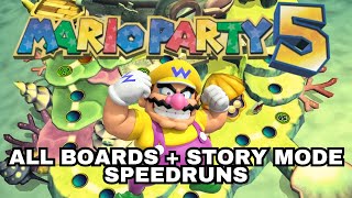 Mario Party 5 All Boards + Story Mode Speedruns for sub-3:15 and sub-50