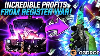 INCREDIBLE PROFIT FROM REGISTER WAR  ?? | GGDROP CASE OPENİNG  | GGDROP PROMO CODE 2025