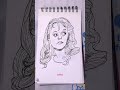 DAY 2 of attempting PORTRAIT DRAWING 😌✨ #portraitdrawing #drawing #speeddraw #artchallenge #artist