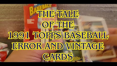 1991 topps baseball cards unopened box 792 cards