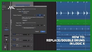 How to replace/double drums in Logic X