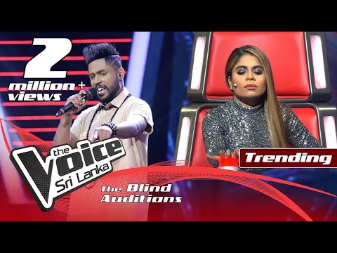 Sameera Lalithanga - Yalpanamen (යාල්පානමෙන්)  | Blind Auditions | The Voice Sri Lanka