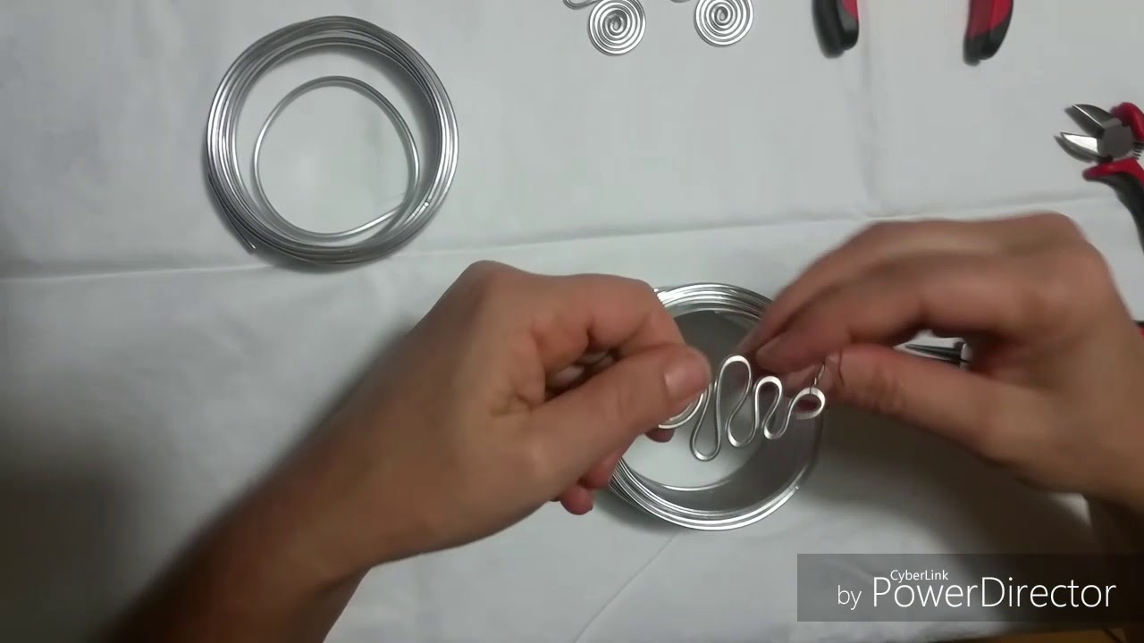 Tutorial orecchini in alluminio