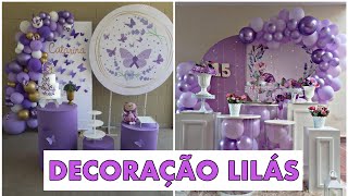DECORAÇÃO PARA ANIVERSÁRIO NA COR LILÁS - FESTA COM AMOR screenshot 1