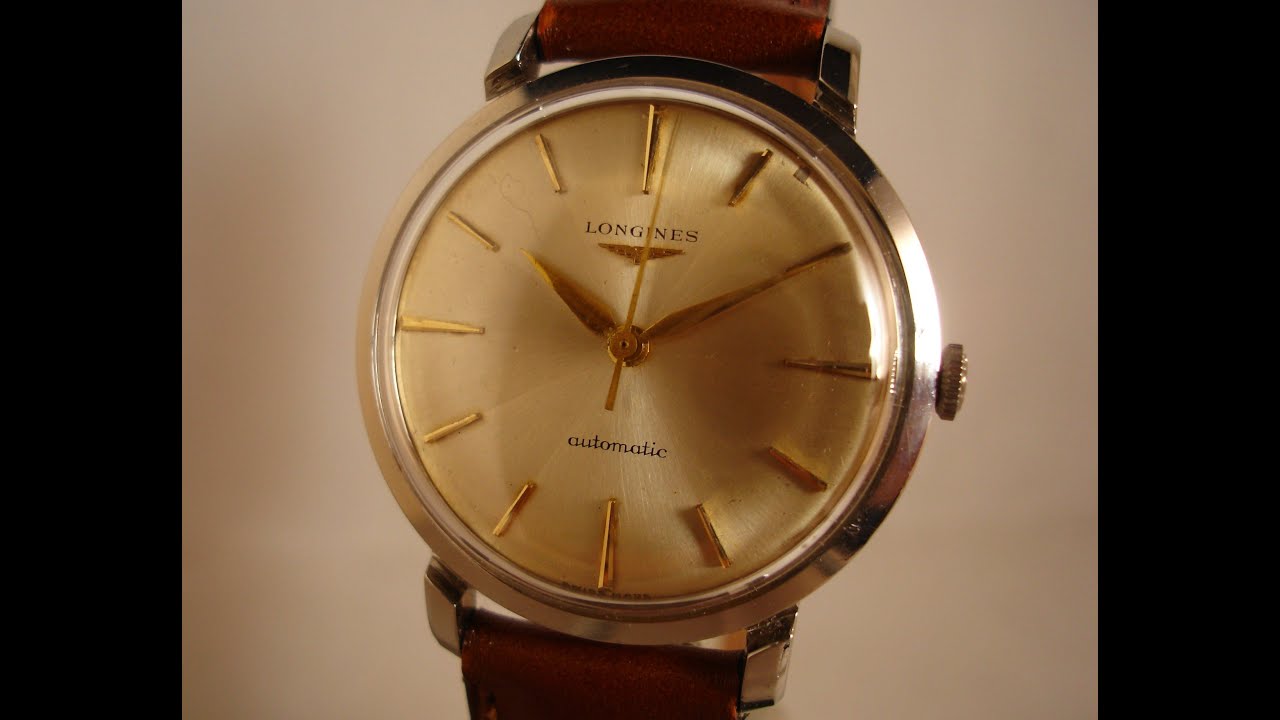 Longines automatico Ref.7009, Movimento Cal.290, del 1959 - YouTube