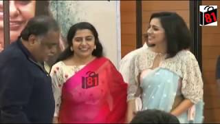 Rebel Star Ambareesh In Selfi Mood Whith Actress Suhasini And Shruti Hariharan