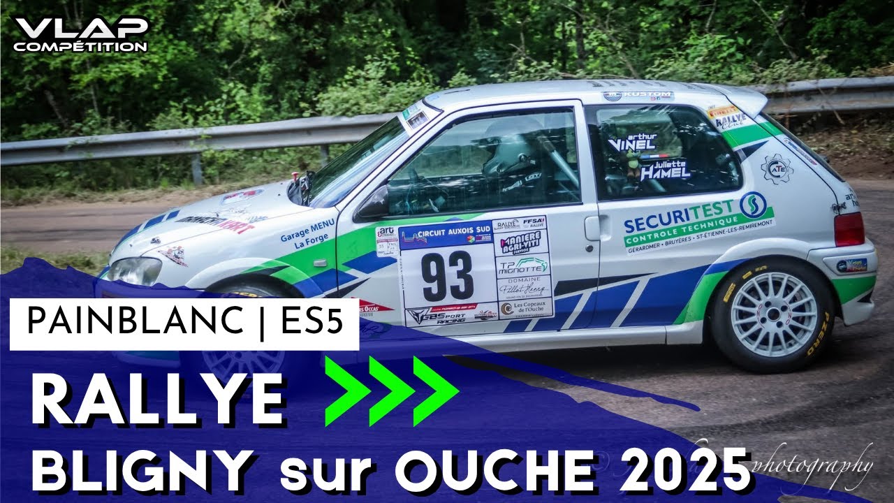 🔷 [OnBoard] Rallye Bligny sur Ouche 2025 - ES5 Painblanc 3