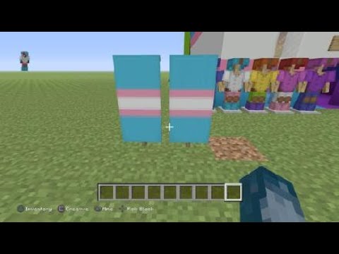 minecraft, banner, how to make lgbt flag in minecraft, how to...