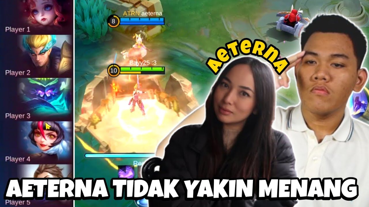 MUSUH FULL FIGHTER!! BAYU MASUK ROOM STREAMER CEWE ⁨@aeternagaming⁩ OTW GLORY - Mobile Legends