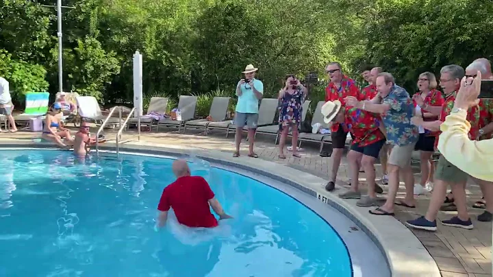 John Carruth takes the plunge- New president tradi...
