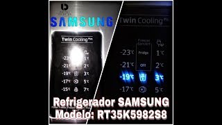 CONFIGURAR PANEL DE CONTROL REFRIGERADOR SAMSUNG RT35K5982S8