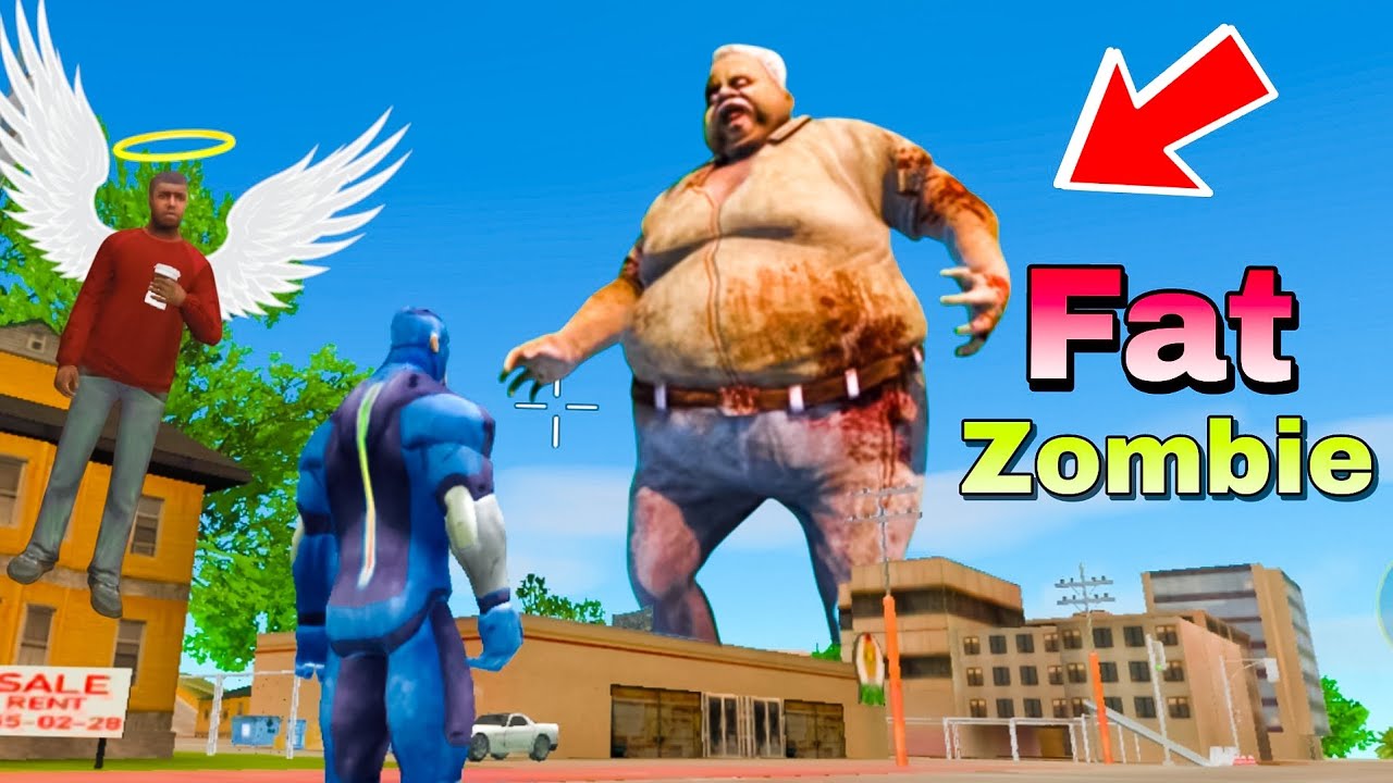 Rope Hero Vice Town Me Fat Zombie Monster || Rope Hero Game - YouTube