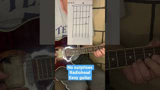No surprises Radiohead easy Riff #shorts
