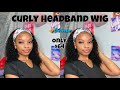 Curly Headband wig Eooma Hair (Amazon) A Must Have 😍 | Beginner Friendly