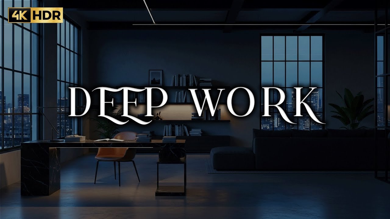 𝐃𝐞𝐞𝐩 𝐖𝐨𝐫𝐤 𝐌𝐮𝐬𝐢𝐜 - Smooth Deep Saxophone for Clear Mind and Productive Moments | Deep Focus Music