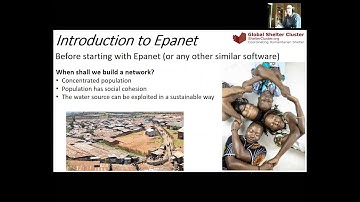 Piped water supply based on Epanet software; Part 1