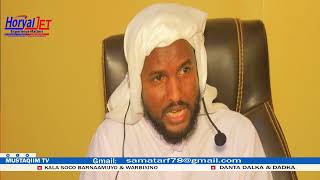 Mustaqiim Tv Studio Caabudwaaq Casharkii Sh Xassan Oomar Wariye Yahye Farhan Adan Lambaduusa