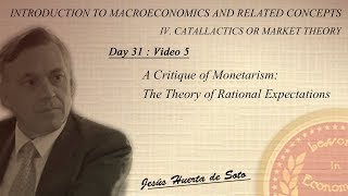 D31:V5 |  A Critique of Monetarism: The Theory of Rational Expectations