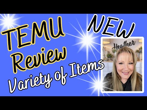 TEMU REVIEW VARIETY OF ITEMS! NOT AFFILIATED